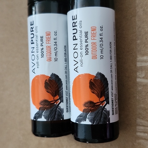 2 Pk! Avon Pure Roll-on essential oils; Scent: Outdoor friend 10ml/0.34 fl.oz. - Picture 3 of 7